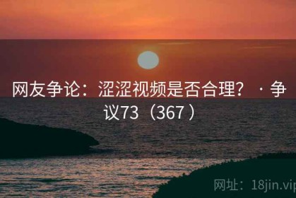 网友争论：涩涩视频是否合理？ · 争议73（367 ）